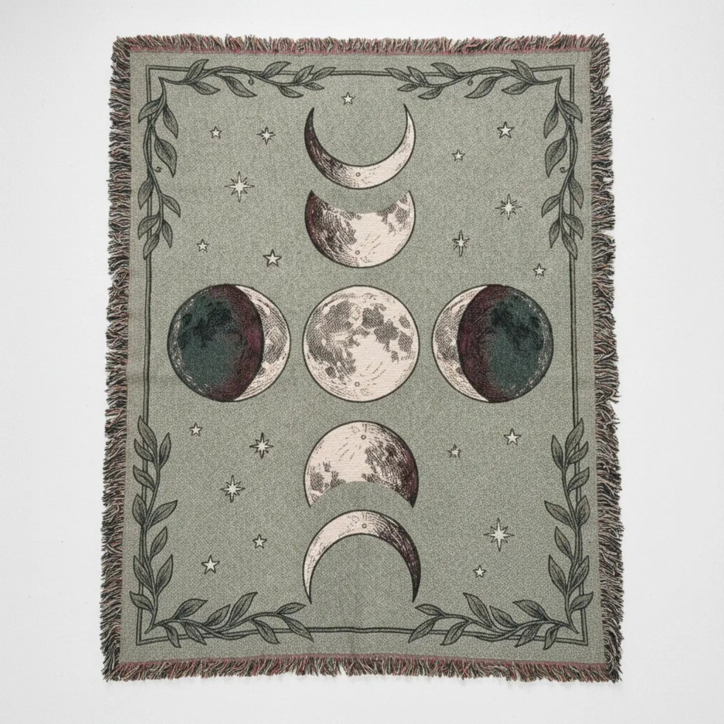 Strike Gently Co Home > Other Home Woven Blanket: Moon Phases moonphases