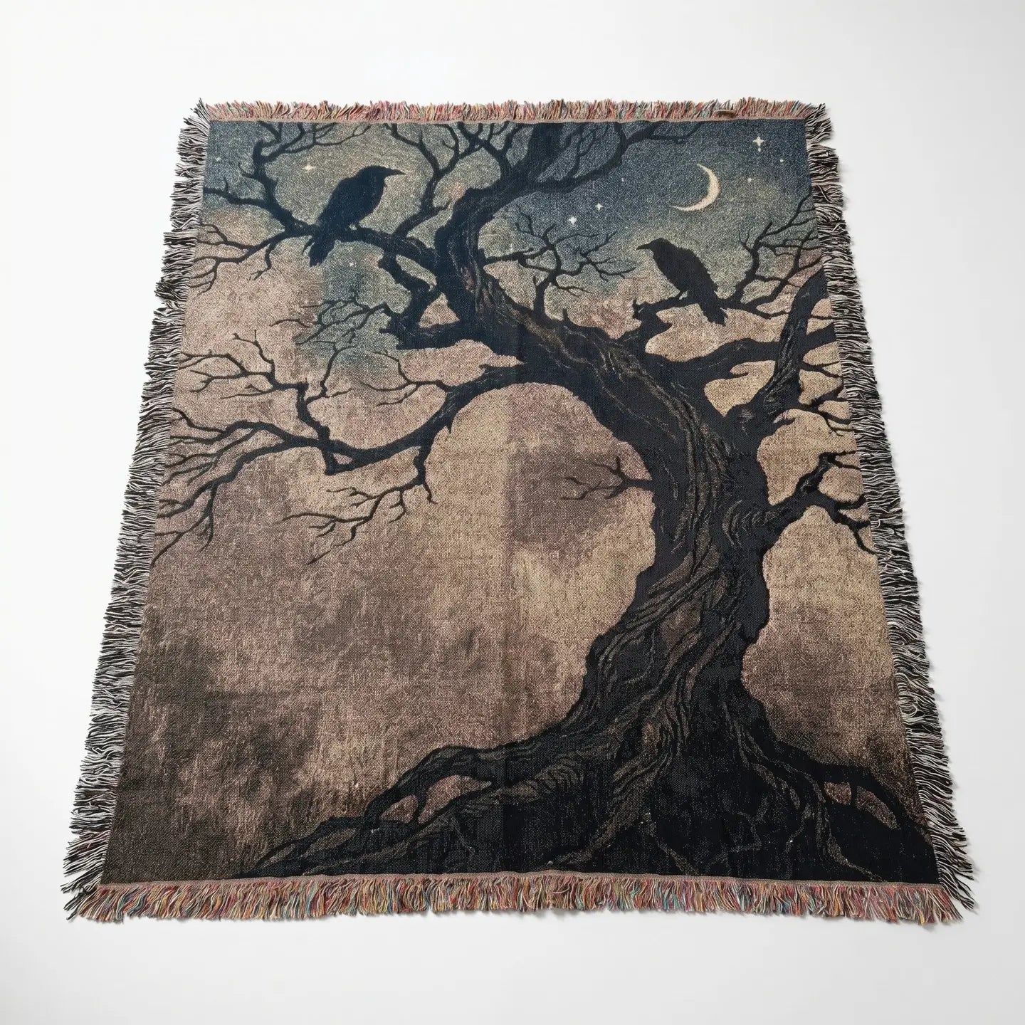 Strike Gently Co Home > Other Home Woven Blanket: Night Crows 14008828 darkcrows