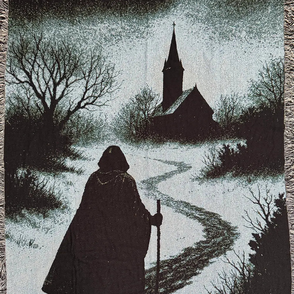 Strike Gently Co Home > Other Home Woven Blanket: Winter Traveler 46473980 wanderercastle