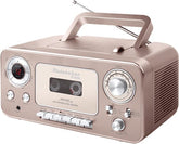 Studebaker Music > Audio Equipment Studebaker SB2135BTRG Bluetooth Portable CD Player Radio Cassette Player (Rose Gold) 077283063589 SDBK63589
