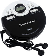 Studebaker Music > Audio Equipment Studebaker SB3703BW Joggable Personal CD Player - FM - Bass Boost (White/Black)) 077283017322 SDBK17322