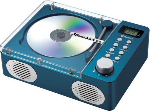 Studebaker Music > Audio Equipment Studebaker SB3720BL Retro CD Player with Bluetooth (Blue) 077283012716 SDBK12716