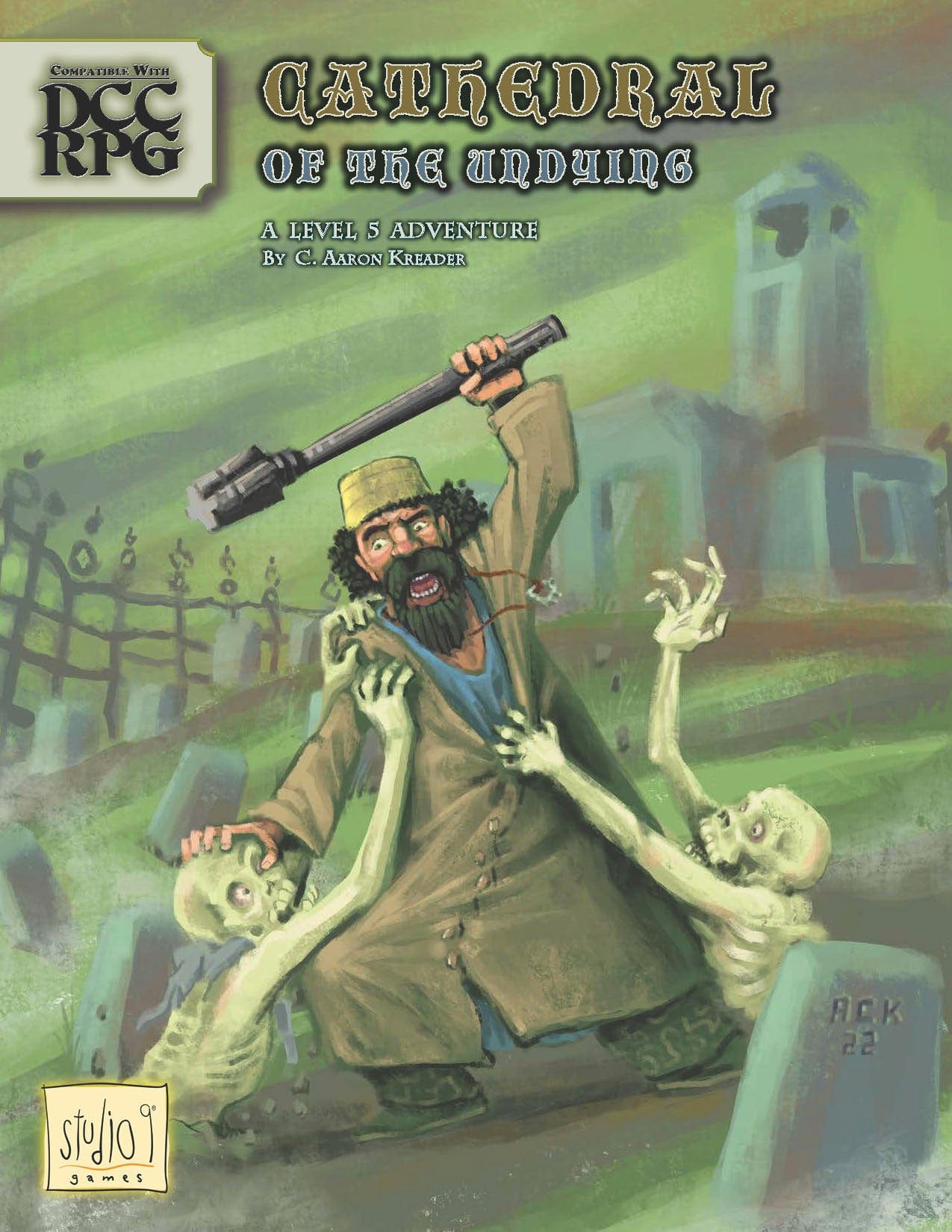 Studio 9 Games Tabletop Games > Role-Playing Games Dungeon Crawl Classics: Cathedral of the Undying 9798985238723 S9G 10024