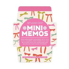 Studio Oh! Stationery Put A Bow On It Mini Memos 846307089474 MMS11
