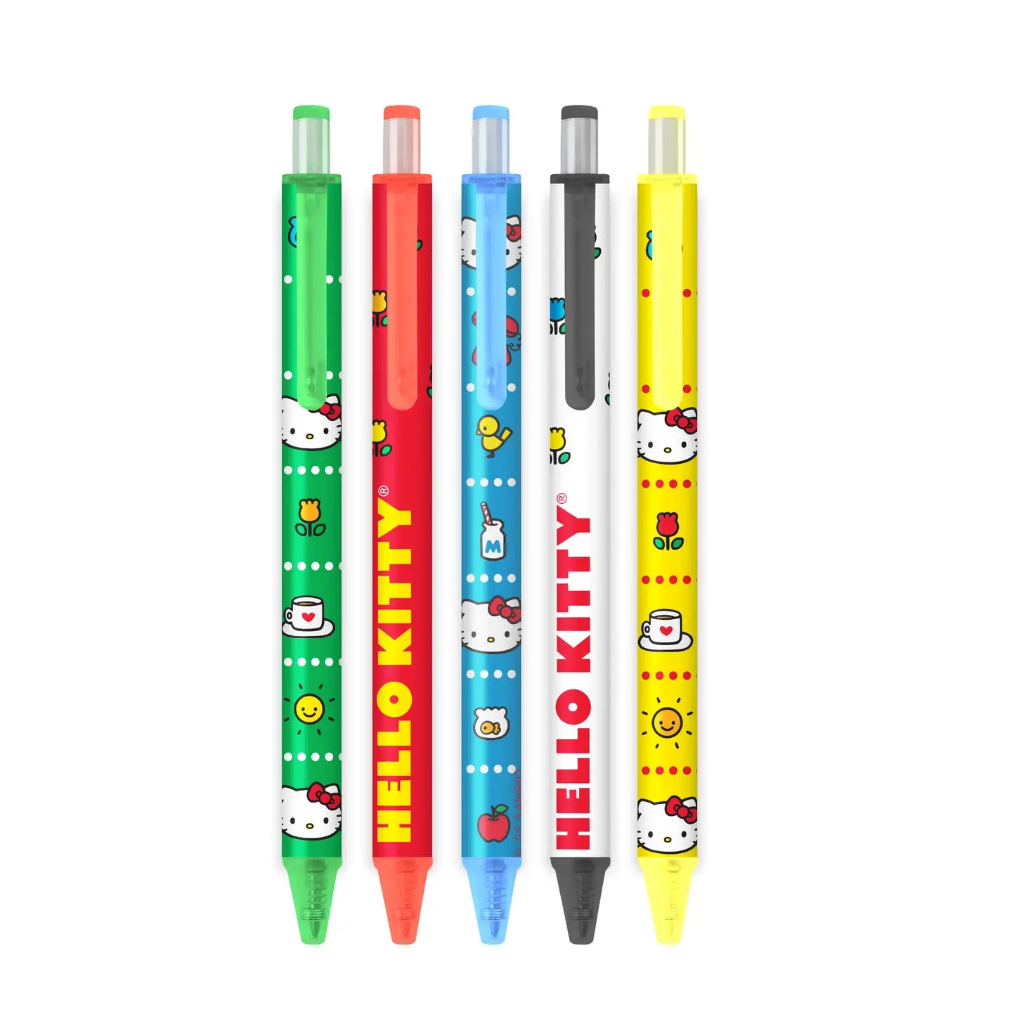 Studio Oh! Stationery Retro Hello Kitty Soft-Touch Gel Pen Set 31409660 S0076