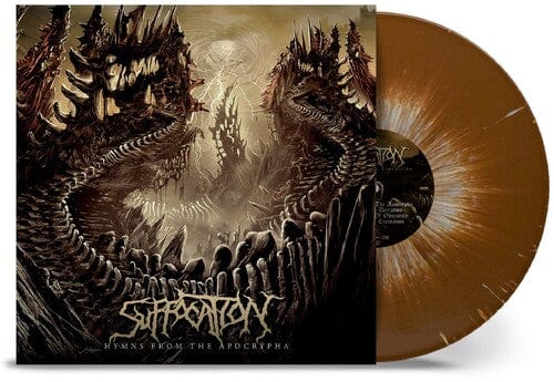 Suffocation - Hymns From The Apocrypha - Brown & White Splatter (Colored Vinyl, Brown, White, Splatter) IMAGE