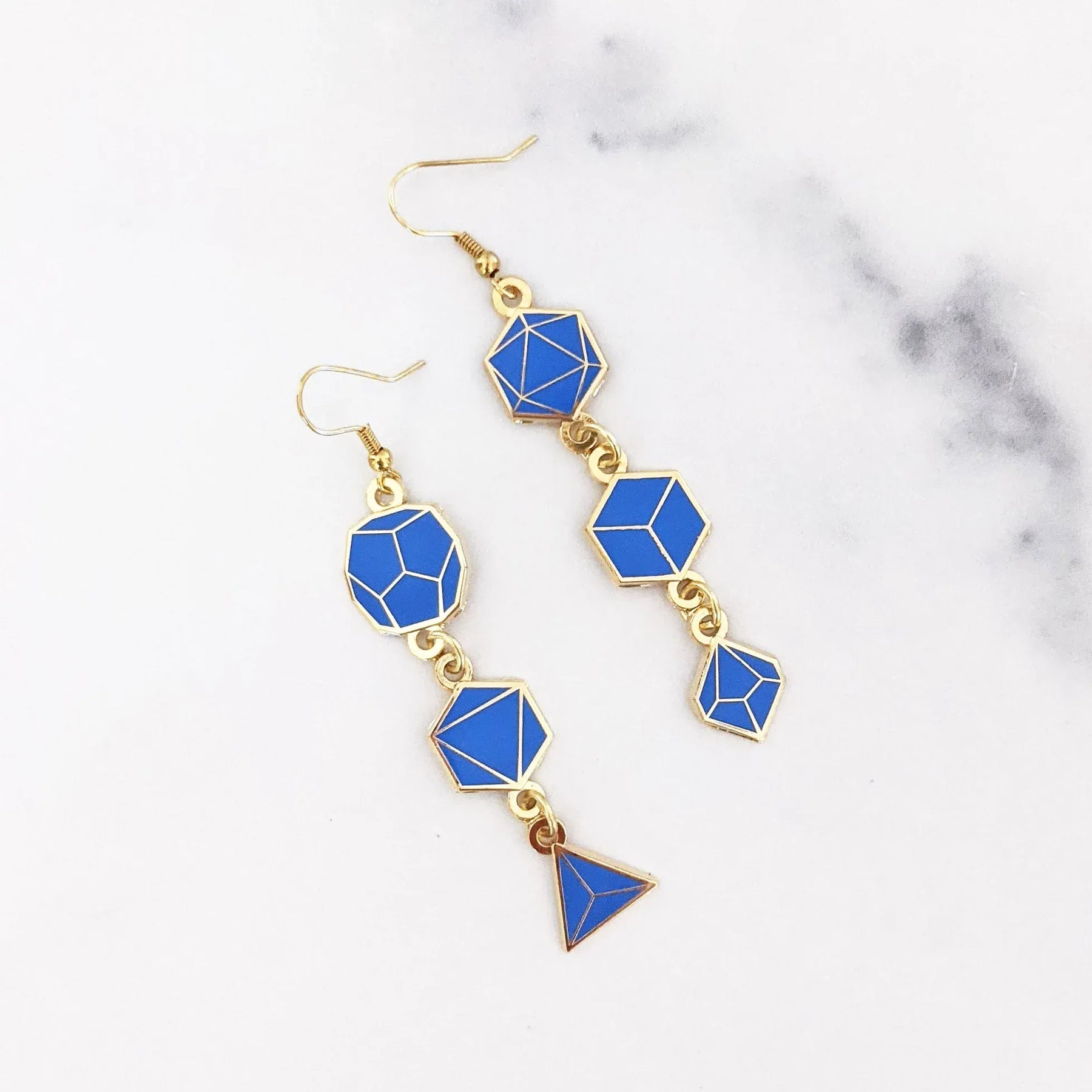 Sugar Cubed Studios Accessories Roll the Dice - Dangle Earrings (Blue) 98454012