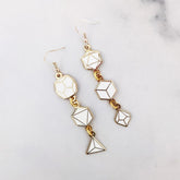 Sugar Cubed Studios Accessories Roll the Dice - Dangle Earrings (White) 98486780