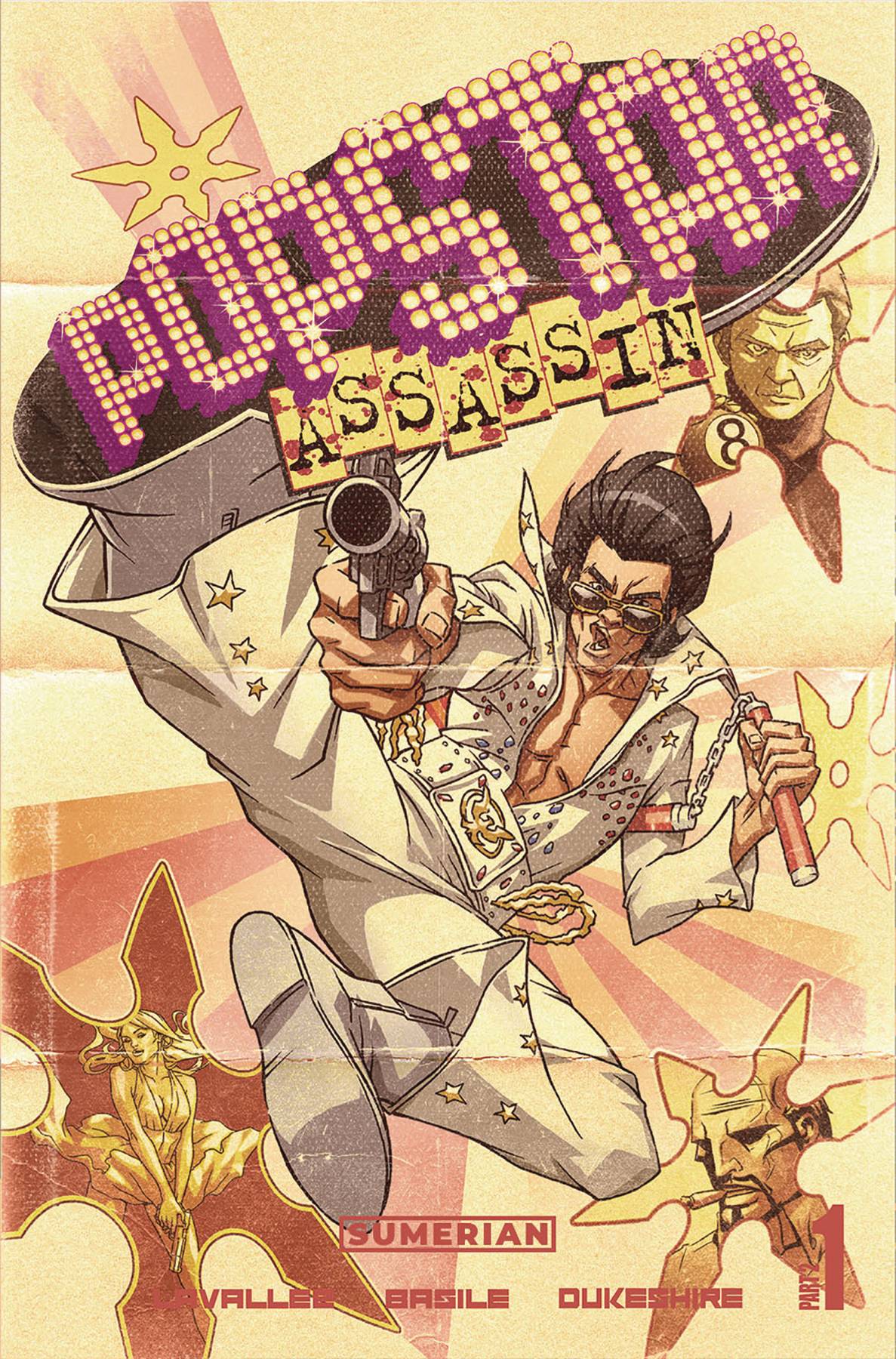 Sumerian Comic Books POP STAR ASSASSIN 2 #1 CVR E BASILIE 85002766709600551