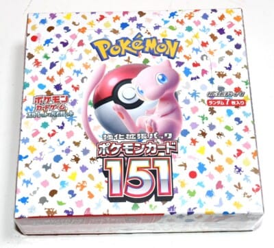 Super Anime Store Trading Card Games > Pokemon POKEMON 151 SV2A (JAPANESE) BOOSTER BOX 4521329346038