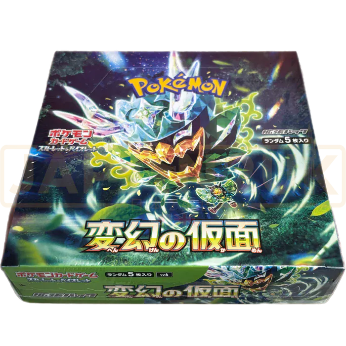 Super Anime Store Trading Card Games > Pokemon Pokémon Scarlet & Violet - Masks of Change Japanese Pokemon Booster Box 4521329362526