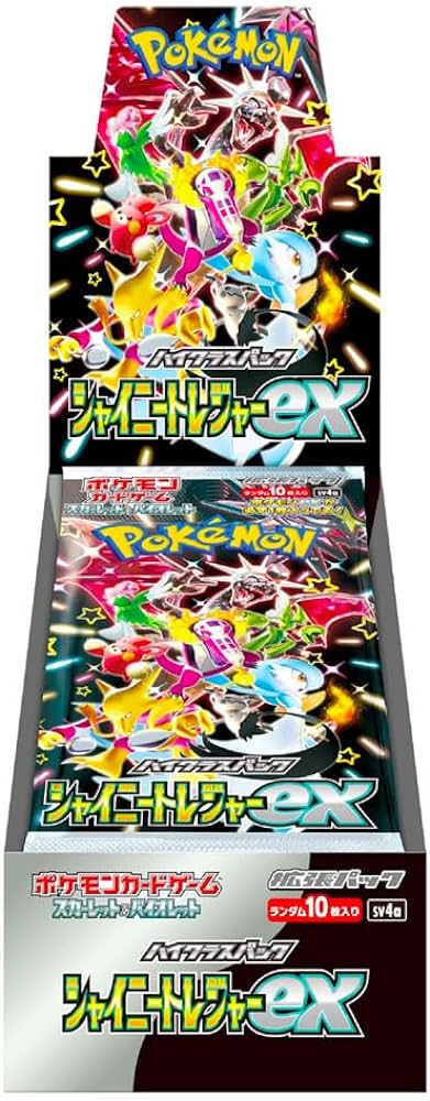 Super Anime Store Trading Card Games > Pokemon POKEMON SHINY TREASURE EX JAPANESE BOX 4521329394824