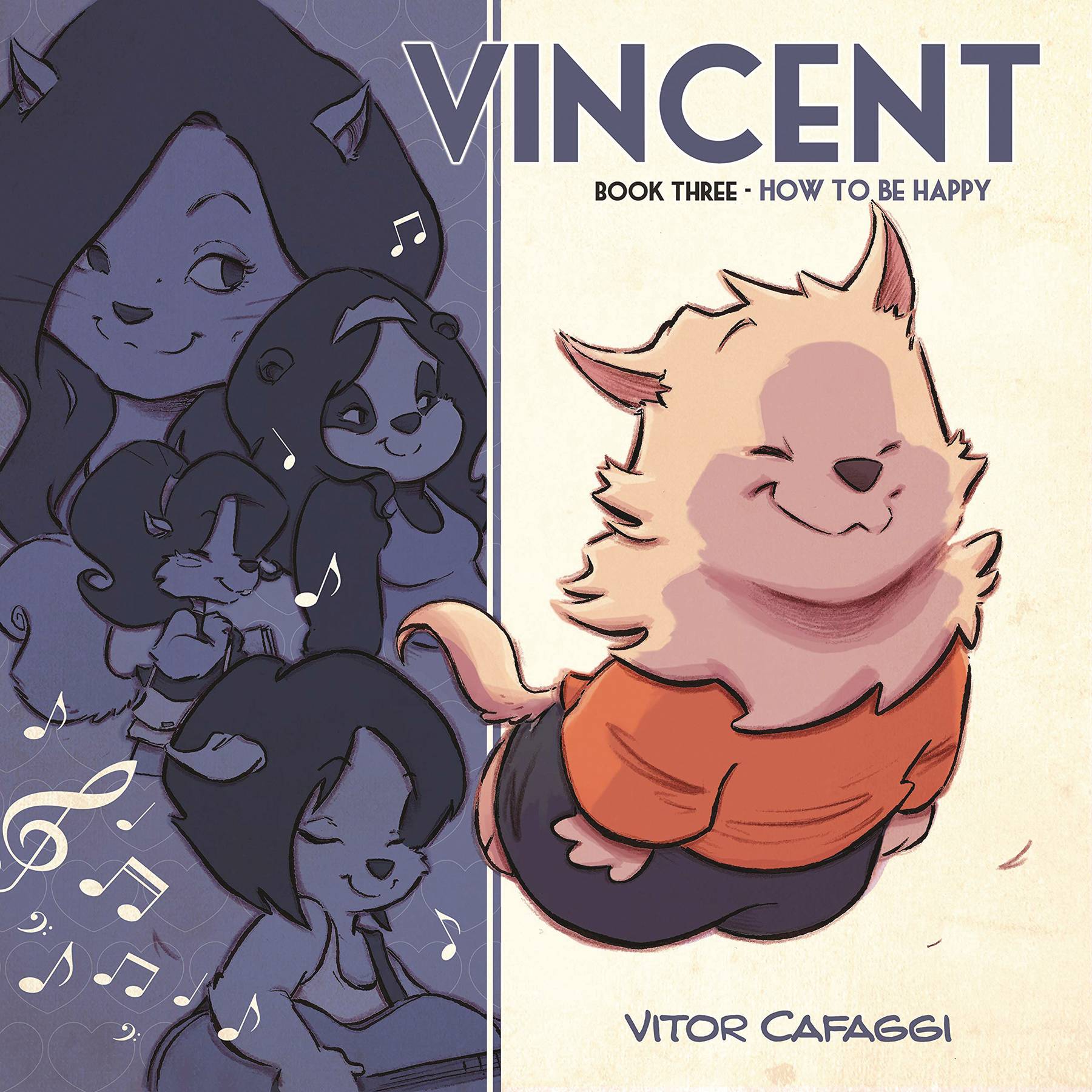 SUPER GENIUS Graphic Novel VINCENT GN BOOK 03 HOW TO BE HAPPY 9781545804117 JAN201924