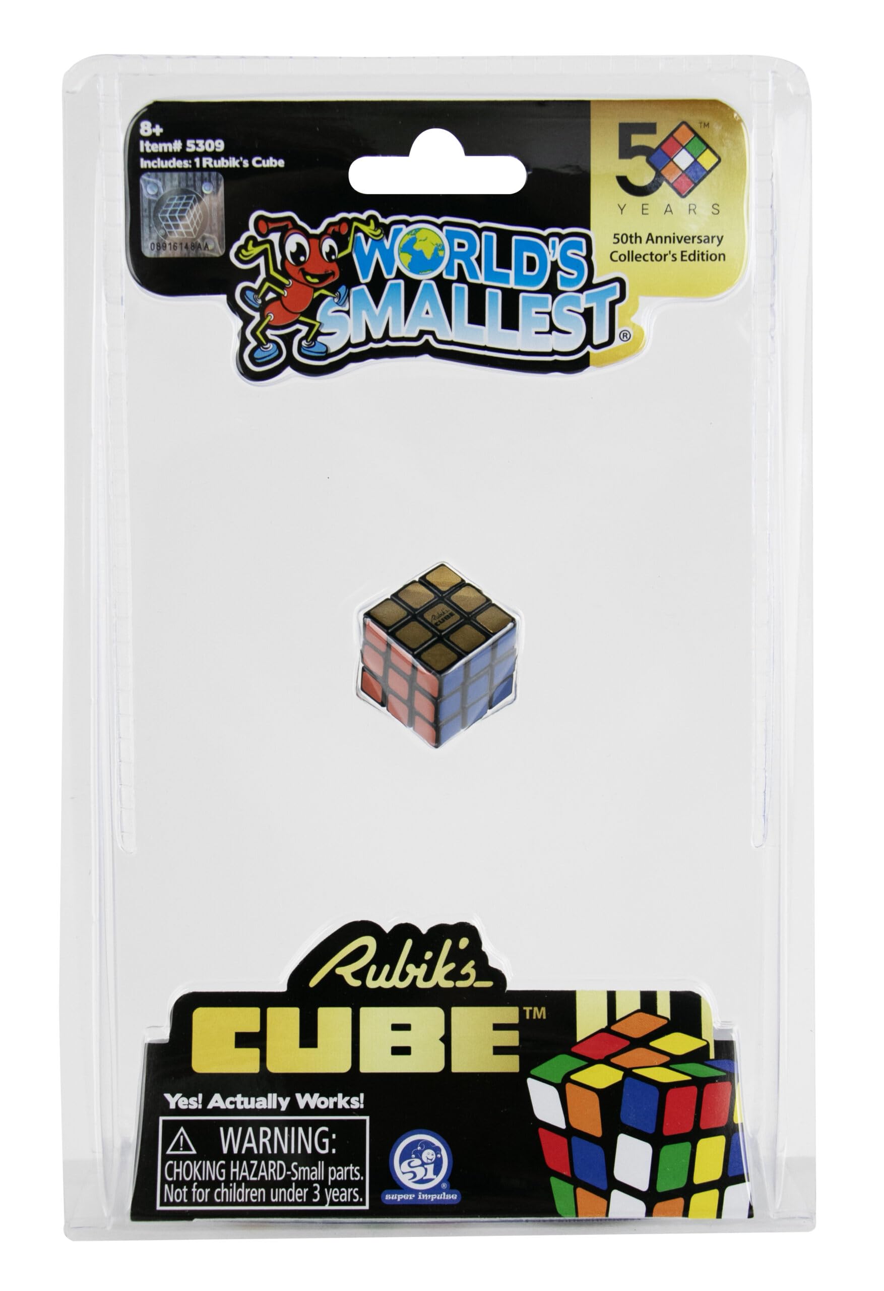 Super Impulse Toys > Other Toys WORLDS SMALLEST: 50TH ANNIVERSARY RUBIKS CUBE 810010994097