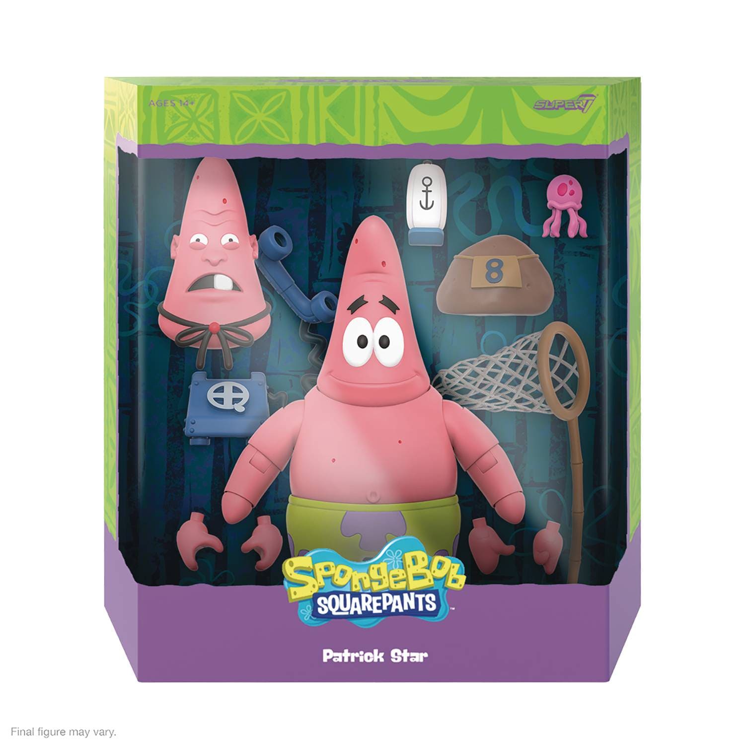 Super7 Toys > Action Figures > Animation Ultimates!: Spongebob Squarepants - Patrick Star 840049818279 JUN229097