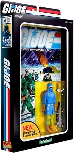 G.I. Joe - ReAction+ Figures - Snake Eyes (Skybound Comic Box Set, Issue #2)