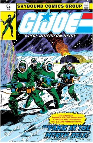 G.I. Joe - ReAction+ Figures - Snake Eyes (Skybound Comic Box Set, Issue #2)