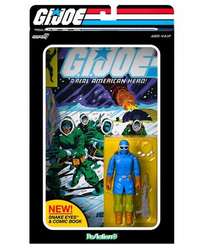 G.I. Joe - ReAction+ Figures - Snake Eyes (Skybound Comic Box Set, Issue #2)