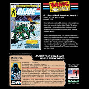 G.I. Joe - ReAction+ Figures - Snake Eyes (Skybound Comic Box Set, Issue #2)