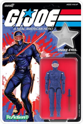 Super7 Toys > Action Figures > Super7 ReAction Figure: G.I. Joe - Snake Eyes (America's 250th Anniversary) 840418826669 SUSV26669