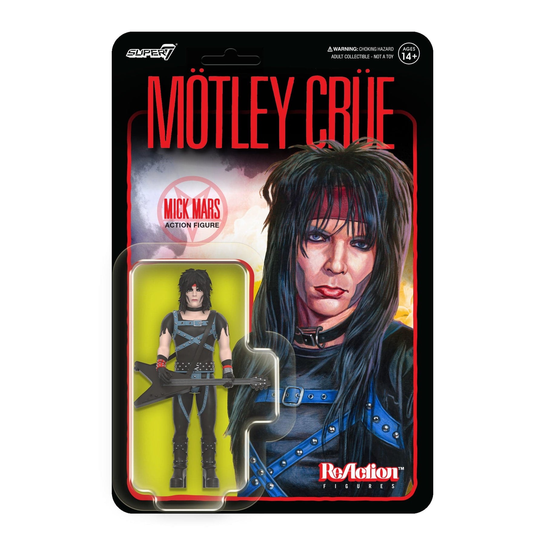 Super7 Toys > Action Figures > Super7 ReAction Figure: Mötley Crüe - Mick Mars 840049833661 JUL238067