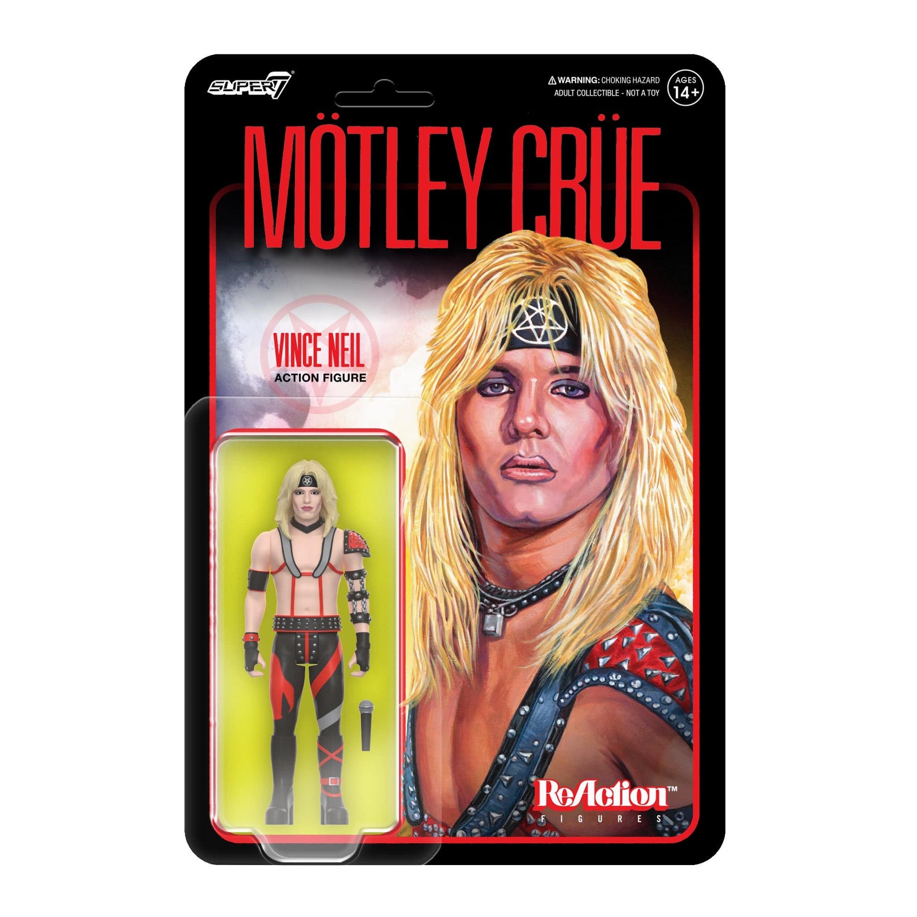 Super7 Toys > Action Figures > Super7 ReAction Figure: Mötley Crüe - Vince Neil 840049833678 JUL238070