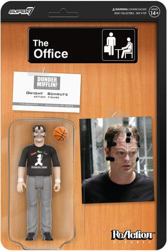 ReAction Figure: The Office - Dwight Schrute w/ Basketball
