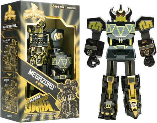 Super7 Toys > Action Figures > Super7 Super Cyborg: Mighty Morphin Power Rangers - Megazord (Black/Gold) 840049859708 SUSV59708