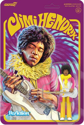 Super7 Toys > Action Figures > Super7 Super7 - Jimi Hendrix - ReAction Figures - Jimi Hendrix (Reverse Album Colors) 840049879010 840049879010