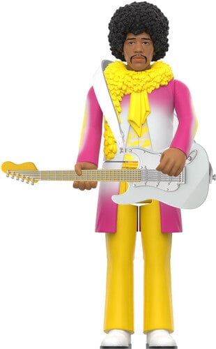 Super7 Toys > Action Figures > Super7 Super7 - Jimi Hendrix - ReAction Figures - Jimi Hendrix (Reverse Album Colors) 840049879010 840049879010
