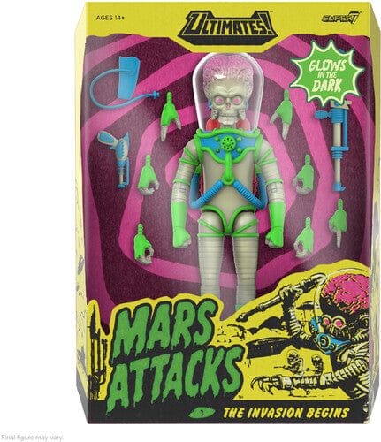Super7 Toys > Action Figures > Super7 Ultimates!: Mars Attacks - Martian (Glow) 840418800942 SUSV00942