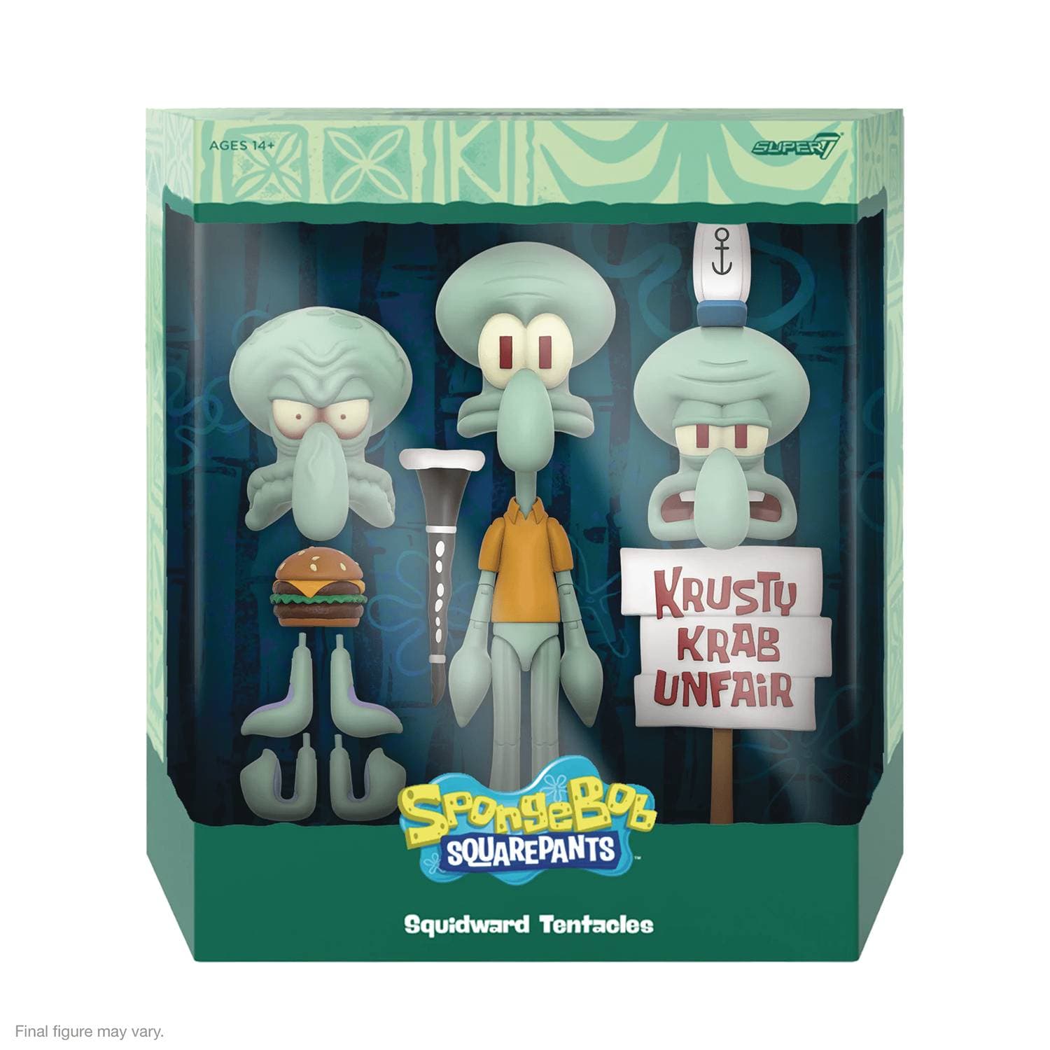 Super7 Toys > Action Figures > Super7 Ultimates!: SpongeBob Squarepants - Squidward 840049818262 JUL228929