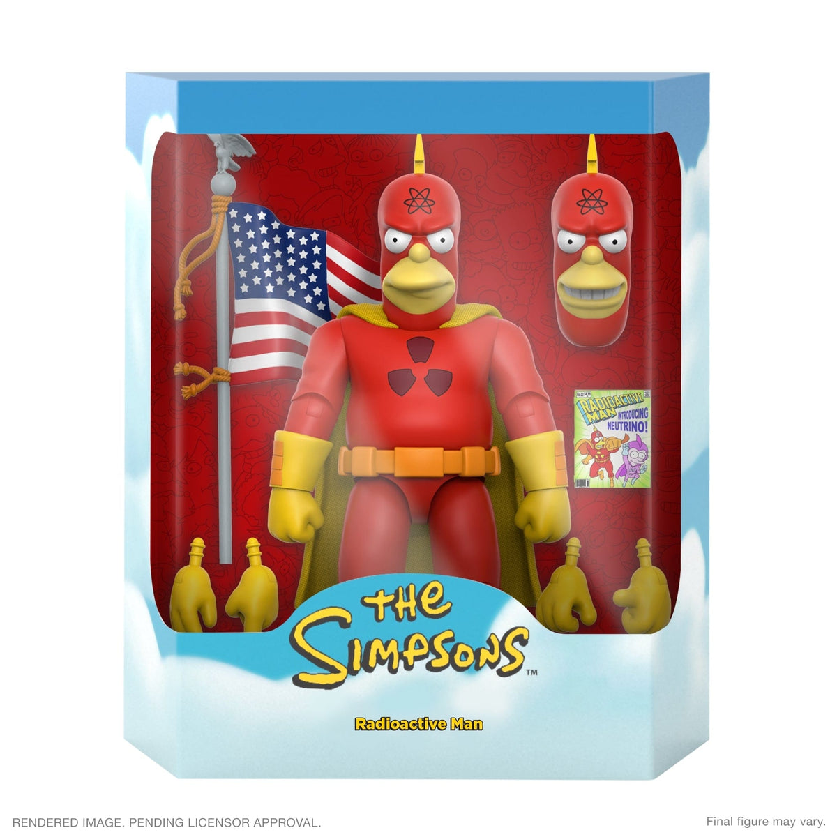 Super7 Toys > Action Figures > Super7 Ultimates!: The Simpsons - Radioactive Man 840049848665 JAN238374