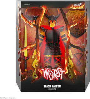 Super7 Toys > Action Figures > Super7 Ultimates!: The Worst - Black Falcon (Hellfire) 840049859258 SUSV59258