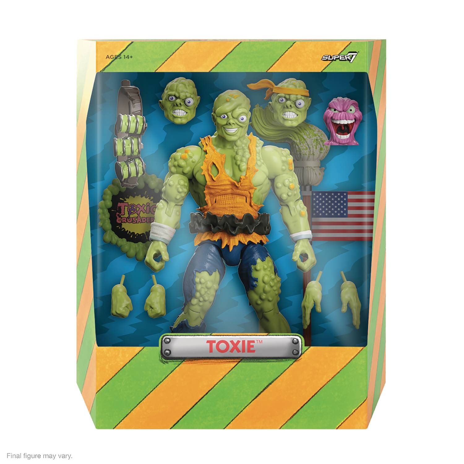 Super7 Toys > Action Figures > Super7 Ultimates: Toxic Crusader - Toxie 840049827424 APR228832