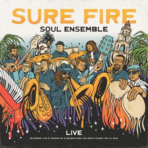 Sure Fire Soul Ensemble Music > Vinyl Records Sure Fire Soul Ensemble - Live At Panama 66, Clear W/ Orange Swirl 674862658626 ATWN1200C1.1