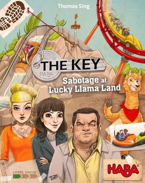 --- Board Games > Large Box Games The Key: Sabotage at Lucky Llama Land 4010168254715 HAB 305940