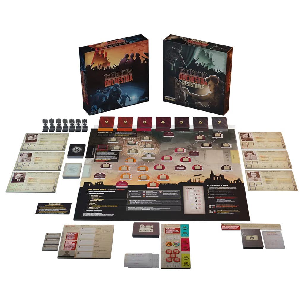 Tabletop Tycoon Board Games > Expansion Black Orchestra Resistance - Expansion 810082831856 STG2110EN