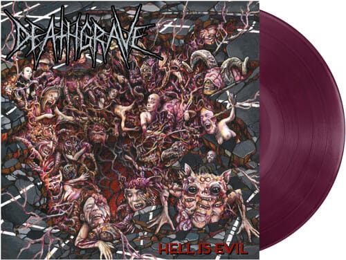 Tank Crimes Music > Vinyl Records Deathgrave - Hell Is Evil (Limited Edition, Deluxe Edition, Colored Vinyl, Purple, Foil Embossed / Foil Stamped) 879198115410 TKCM1541.1