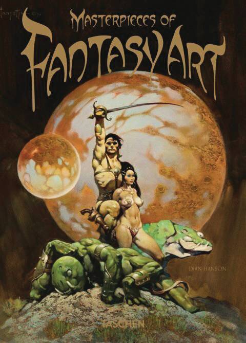 Taschen America Books MASTERPIECES OF FANTASY ART TASCHEN 40TH ANNIV ED HC 9783836593625 MAY232059