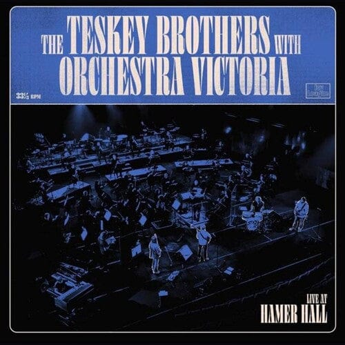 Teskey Brothers & Orchestra Victoria Music > Vinyl Records Teskey Brothers & Orchestra Victoria - Live at Hammer Hall - Blue Vinyl 810599023836 GN320.1