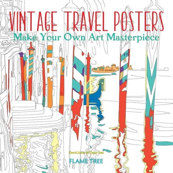 Texas Bookman Books > Art & Gifts Vintage Travel Posters Make Your Own Art Masterpiece Paperback 9781786647900 2308092