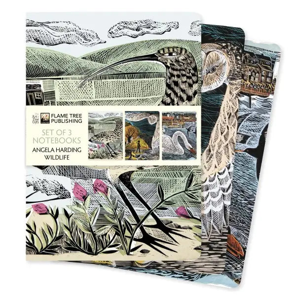 Texas Bookman Books > Journals Angela Harding: Wildlife (Set of 3) Standard Notebooks (Lined Journal) 9781804178379 2401457
