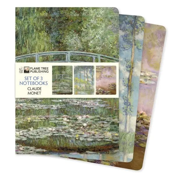 Texas Bookman Books > Journals Claude Monet Set of 3 Standard Notebooks 9781804176825 2305237