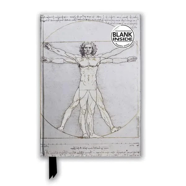 Texas Bookman Books > Journals Leonardo Da Vinci: Vitruvian Man Blank Journal Hardcover 9781787558618