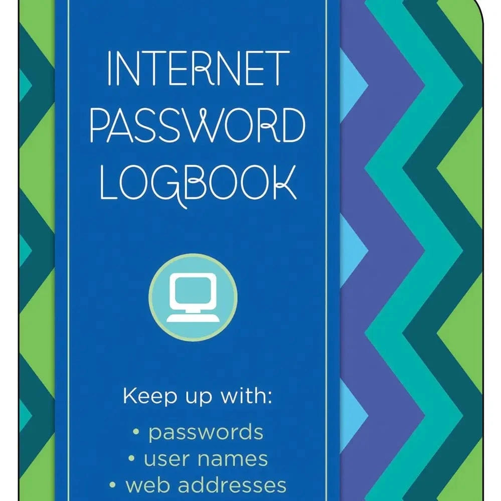 Texas Bookman Books > Lifestyle Internet Password Logbook - Pattern Edition Hardcover 9781631060373 2310235