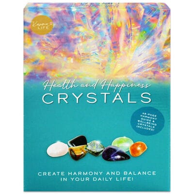 Texas Bookman Books > Occult > Crystals Health and Happiness Crystals (Boxed; Guidebook & Crystals) 9781801054485 2203087