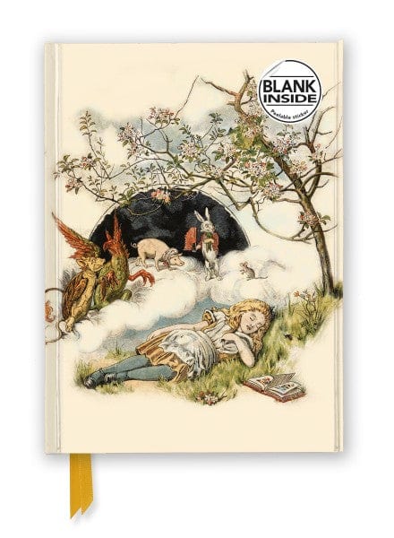 Texas Bookman Books > Sketch Books British Library: Alice Asleep from Alice's Adventure (Blank Sketchbook) 9781804178348 2401465