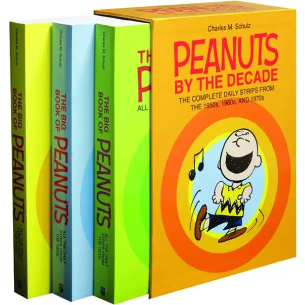 Texas Bookman Graphic Novel Peanuts By The Decade: 3 Volume Boxed Set 9781524862848 9781524862848