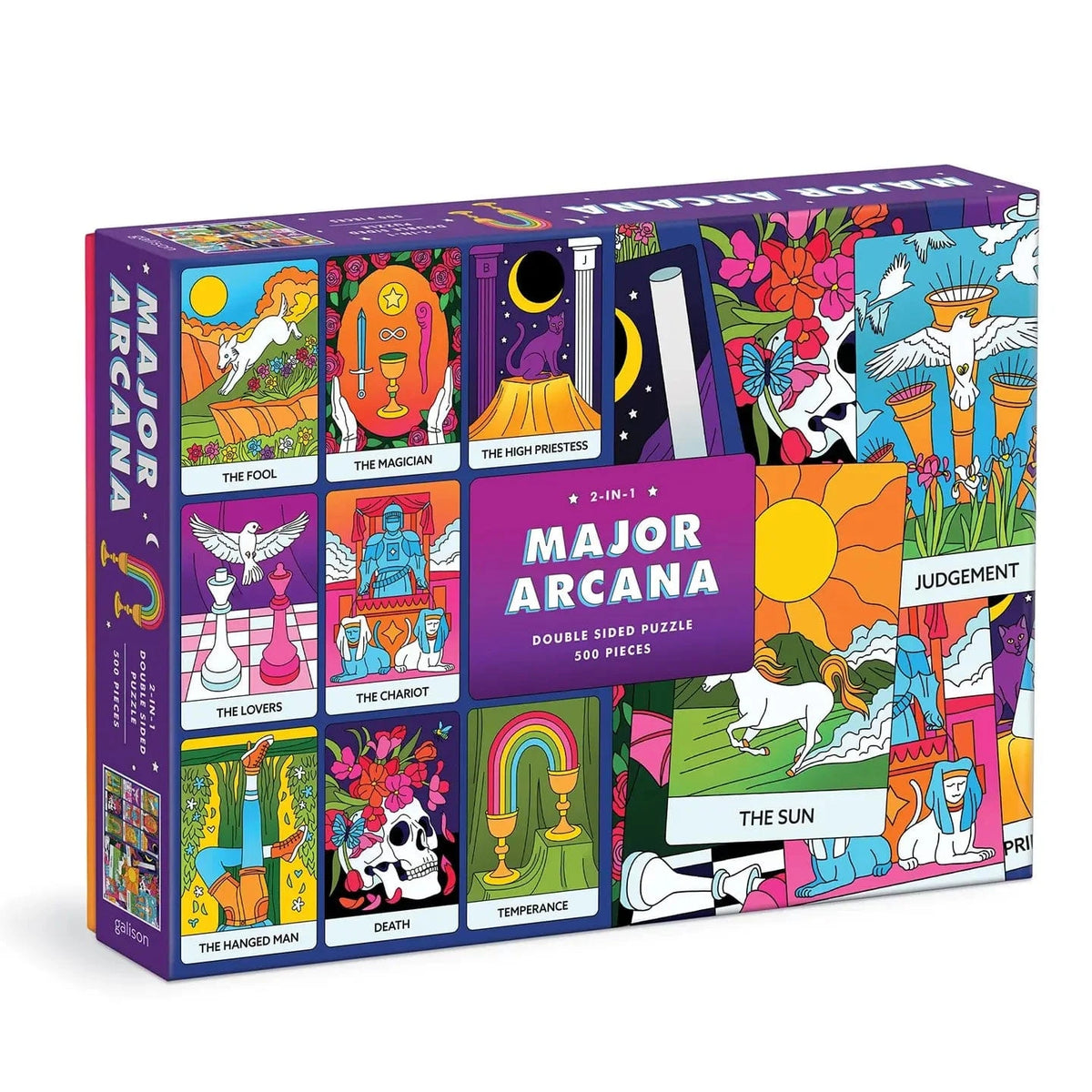 Texas Bookman Puzzles > Jigsaw Puzzles Major Arcana 500 Piece Double Sided Puzzle 9780735373297